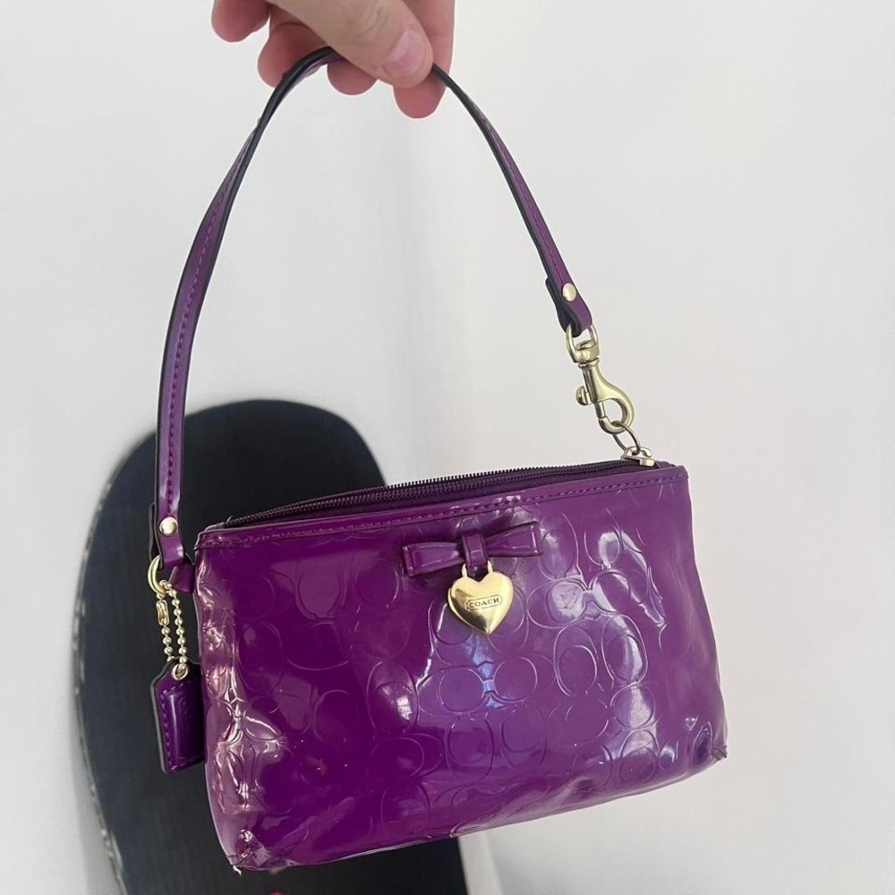 Y2K 2000s Coach Bow Mini Shoulder Bag / handbag